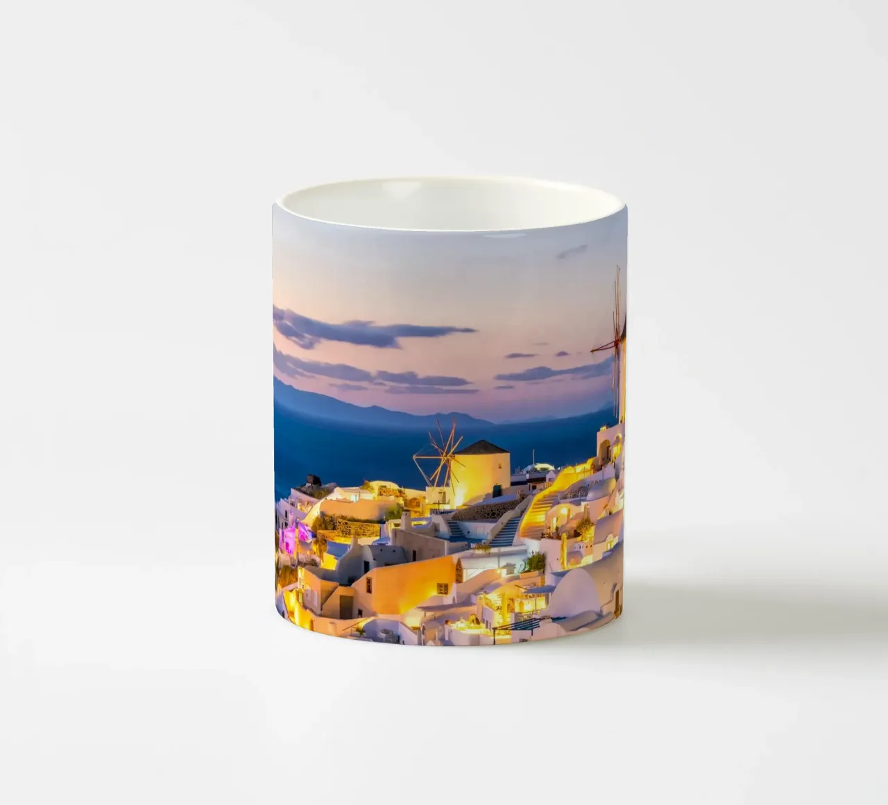 Santorini, Greece tazza in ceramica da Wanderlust Vibes
