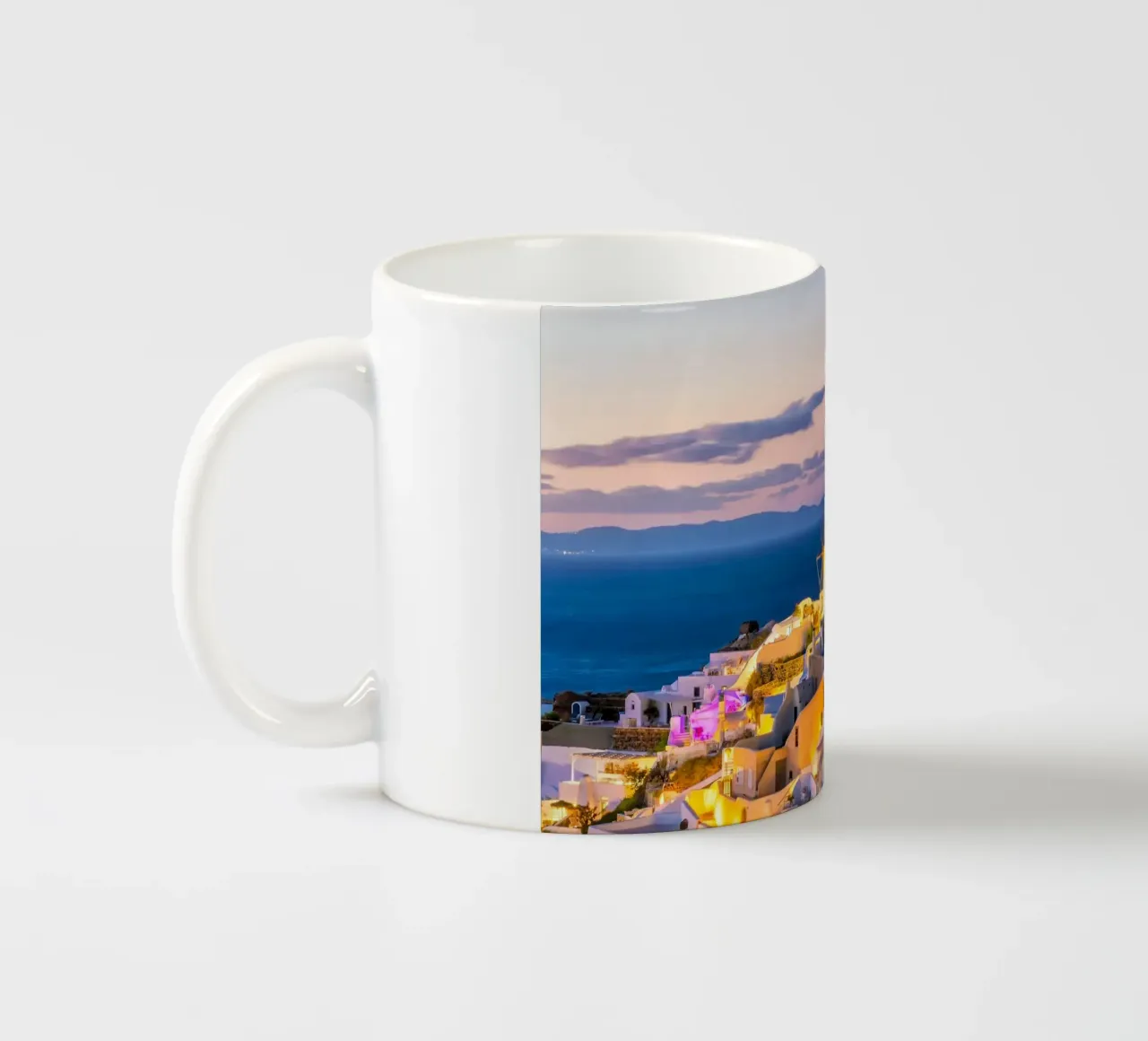 Santorini, Greece tazza in ceramica da Wanderlust Vibes