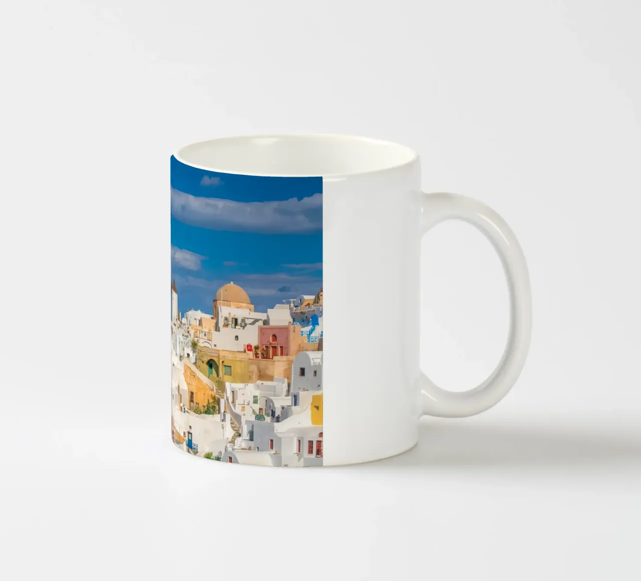 Santorini, Greece tazza in ceramica da Wanderlust Vibes