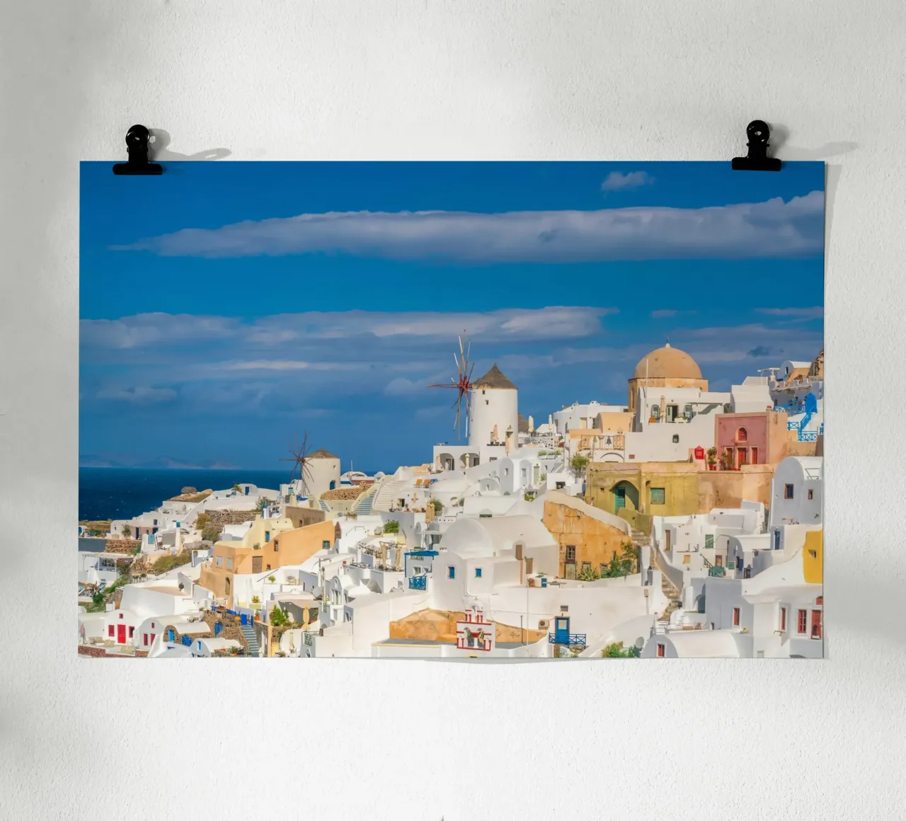 Santorini, Greece carta hahnemühle da Wanderlust Vibes