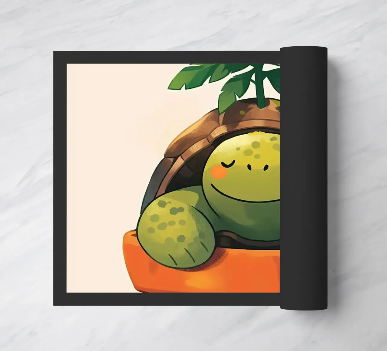 Pianta in vaso Happy Turtle zerbino da Charlotte Gagnon