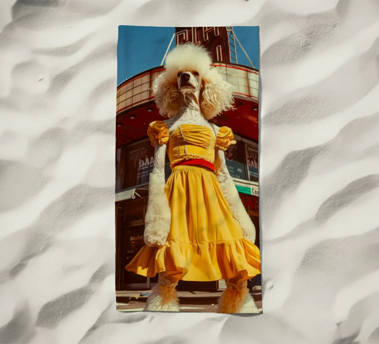 Luna telo mare da Affiches Chien Originales – Dogland