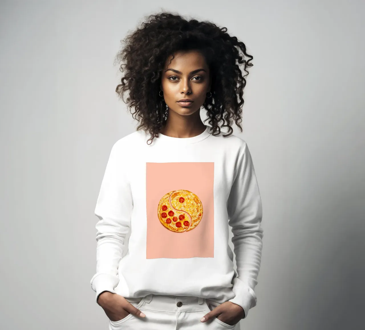 Pizza Balance felpa da Charlotte Gagnon