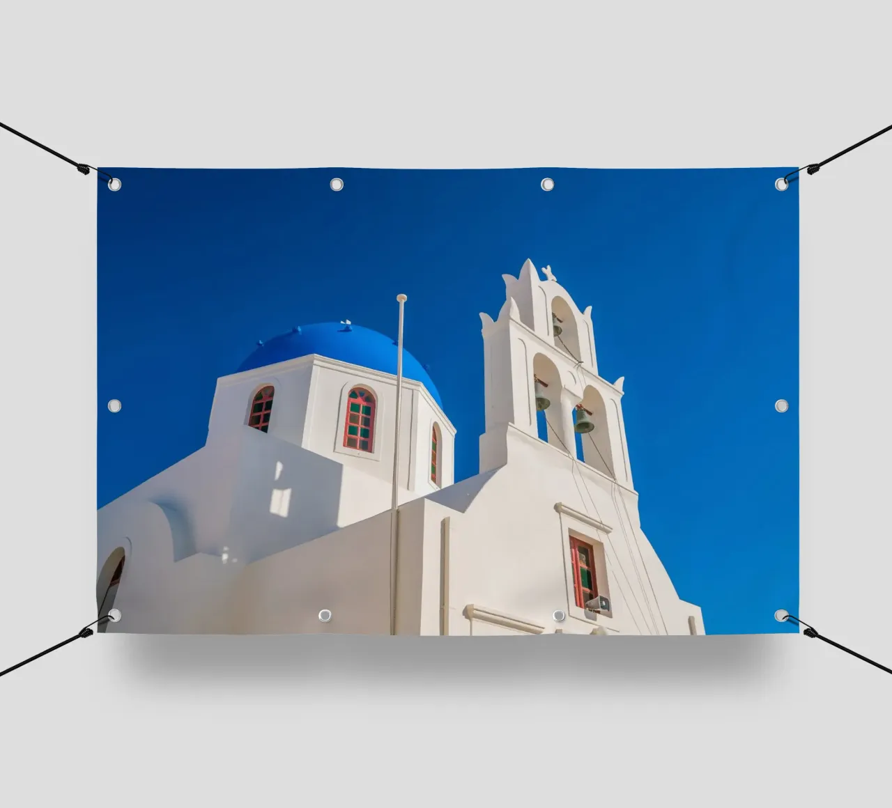 Santorini, Greece telo in pvc da Wanderlust Vibes