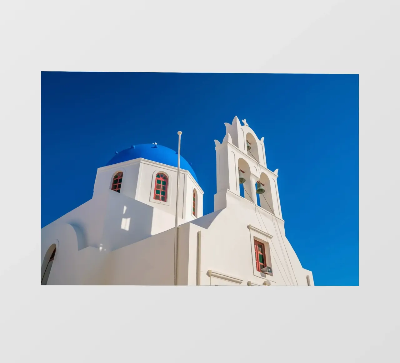 Santorini, Greece telo in pvc da Wanderlust Vibes