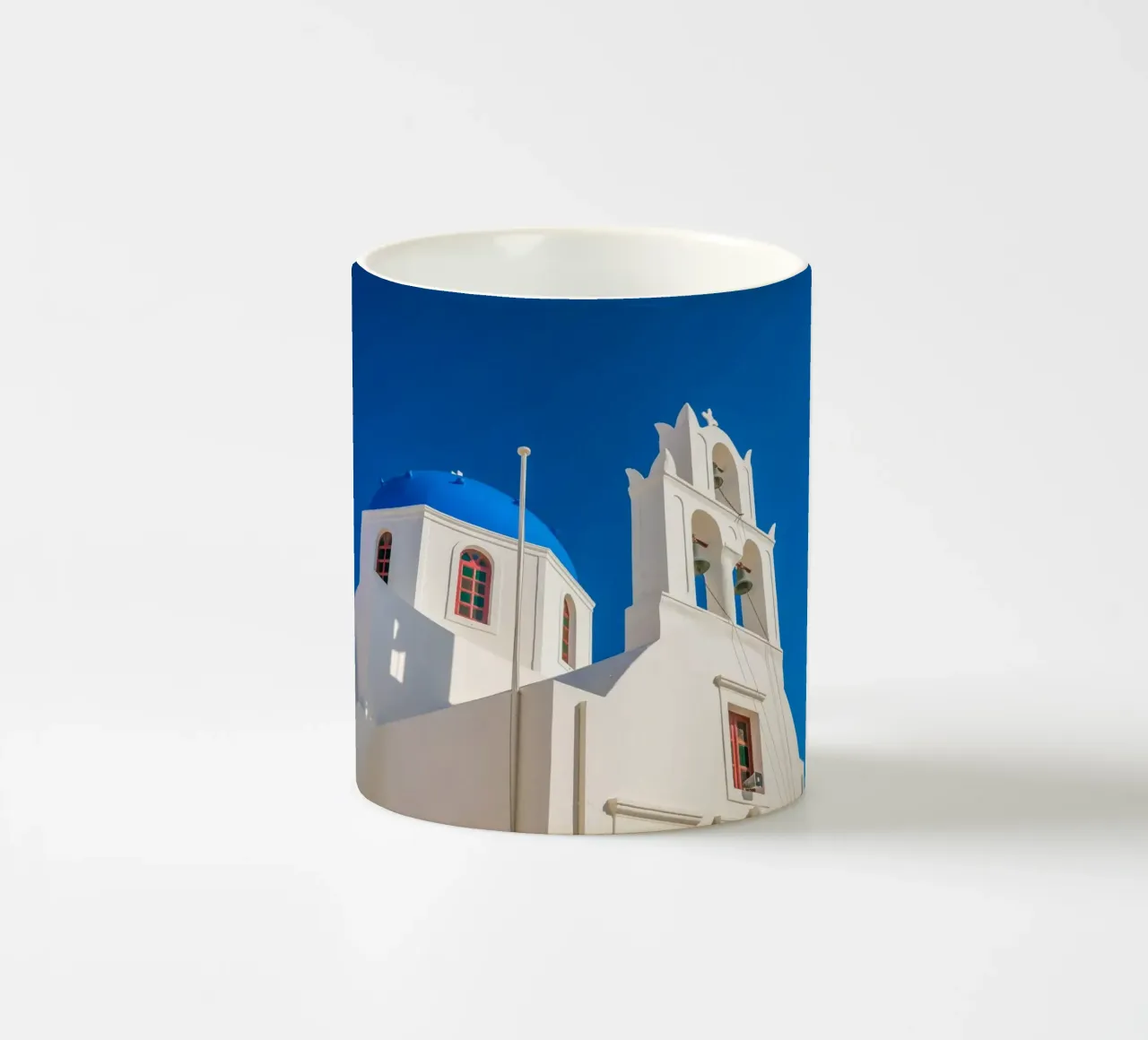 Santorini, Greece tazza in ceramica da Wanderlust Vibes