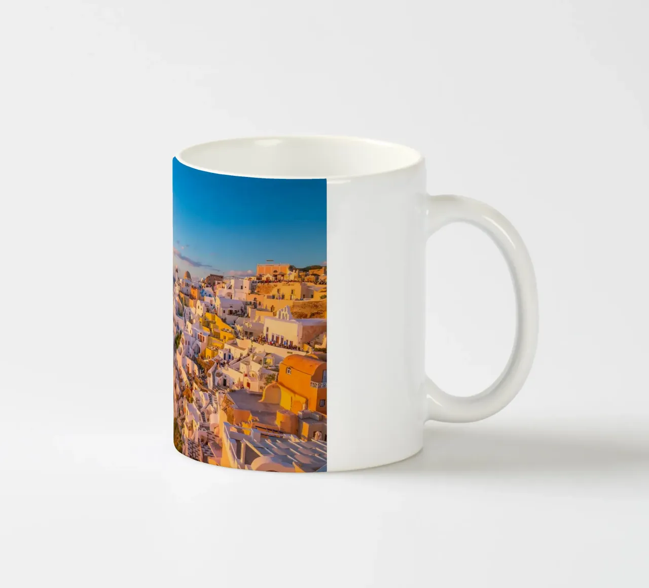 Santorini, Greece tazza in ceramica da Wanderlust Vibes