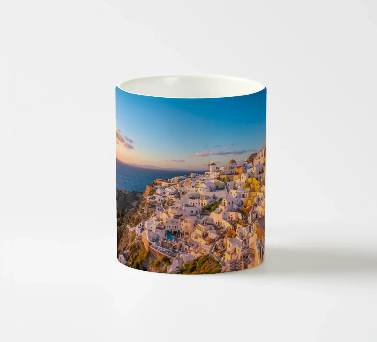 Santorini, Greece tazza in ceramica da Wanderlust Vibes