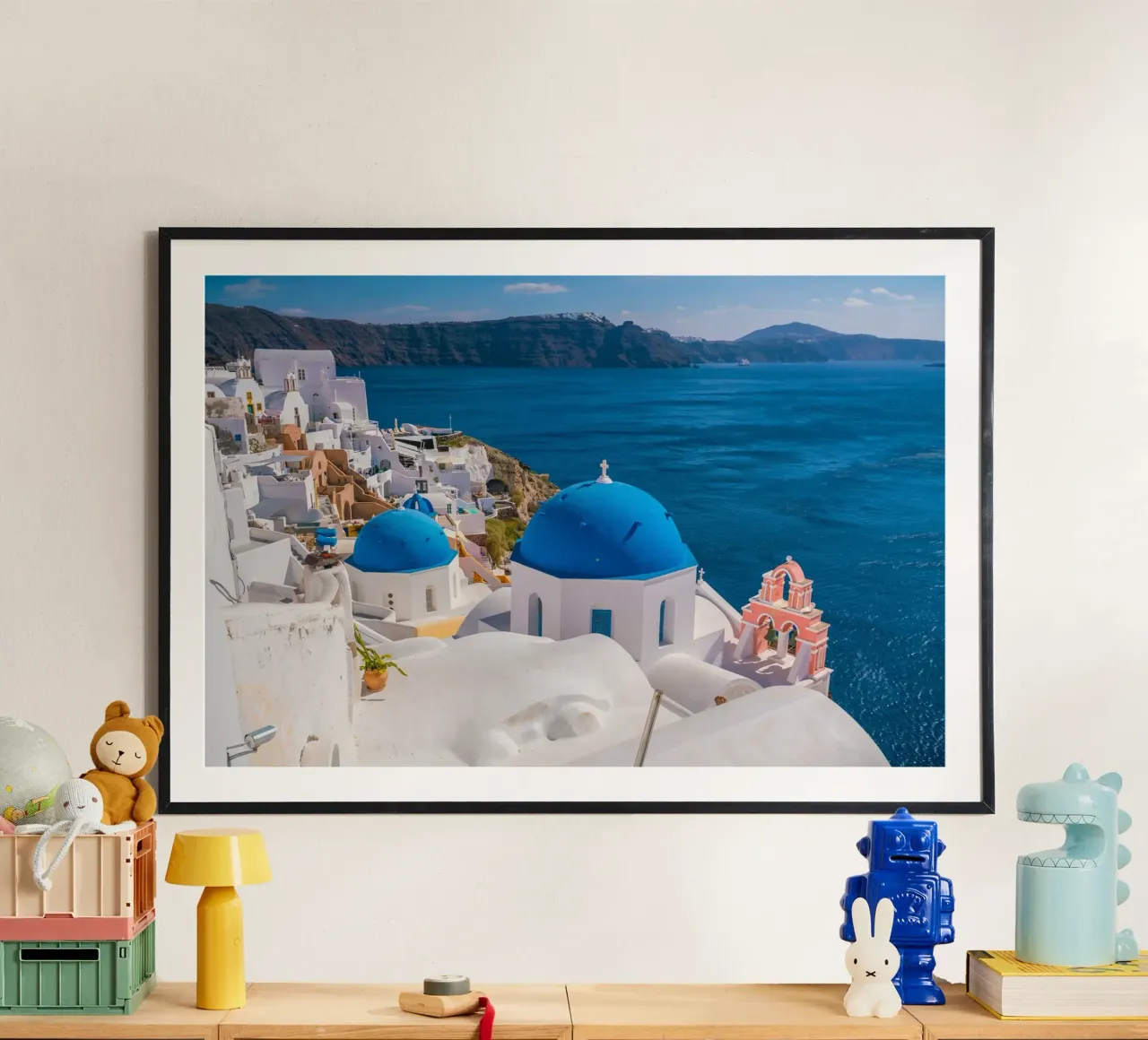 Santorini, Greece carta hahnemühle da Wanderlust Vibes