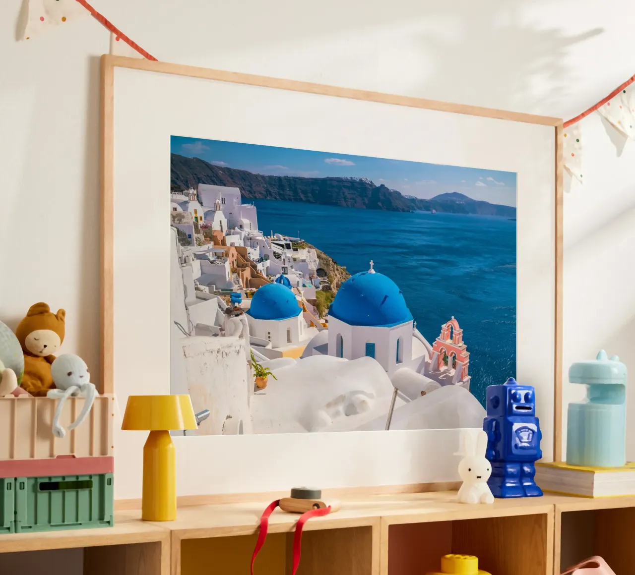 Santorini, Greece carta hahnemühle da Wanderlust Vibes