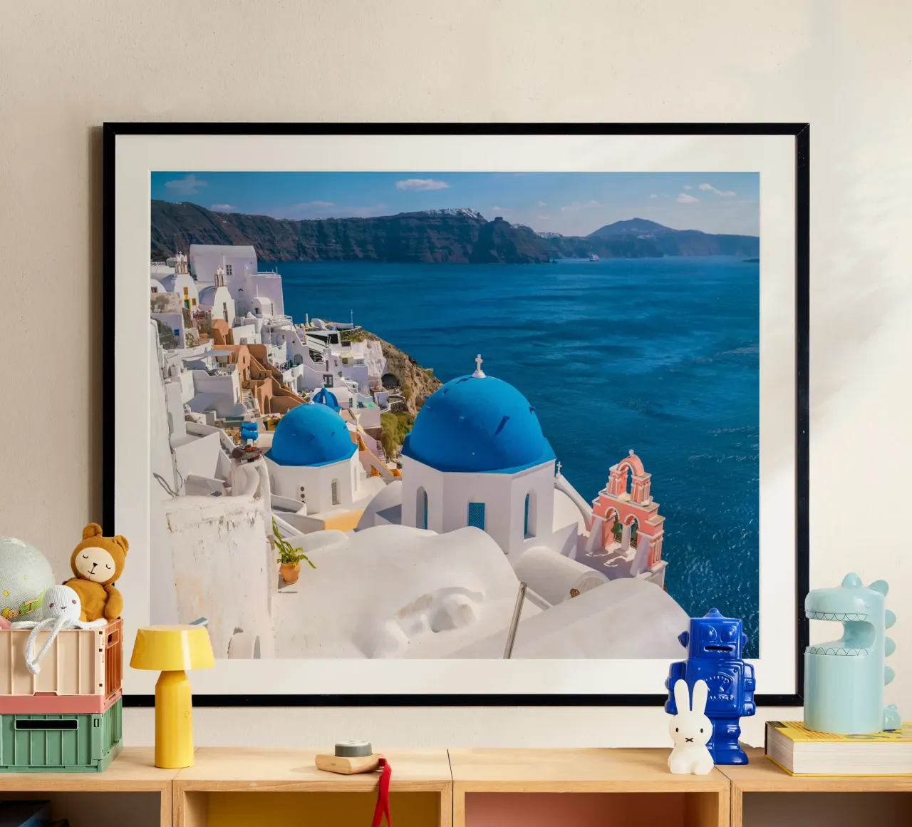 Santorini, Greece carta hahnemühle da Wanderlust Vibes