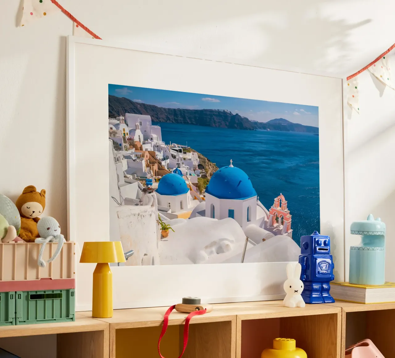 Santorini, Greece carta hahnemühle da Wanderlust Vibes