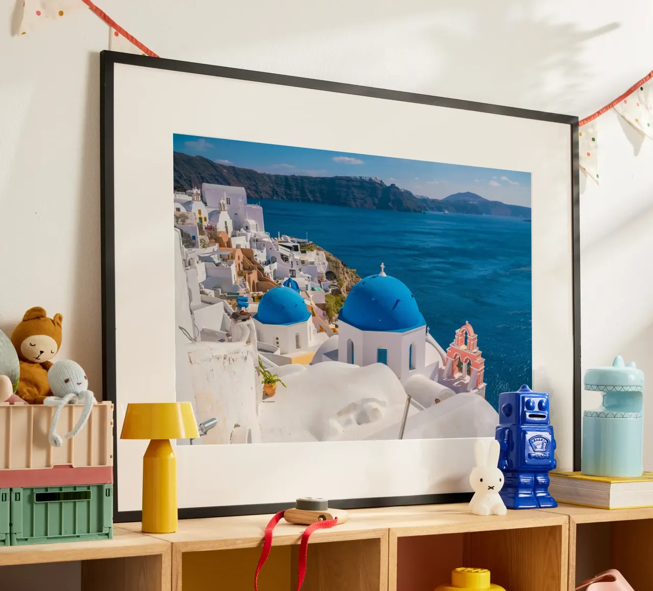 Santorini, Greece carta hahnemühle da Wanderlust Vibes