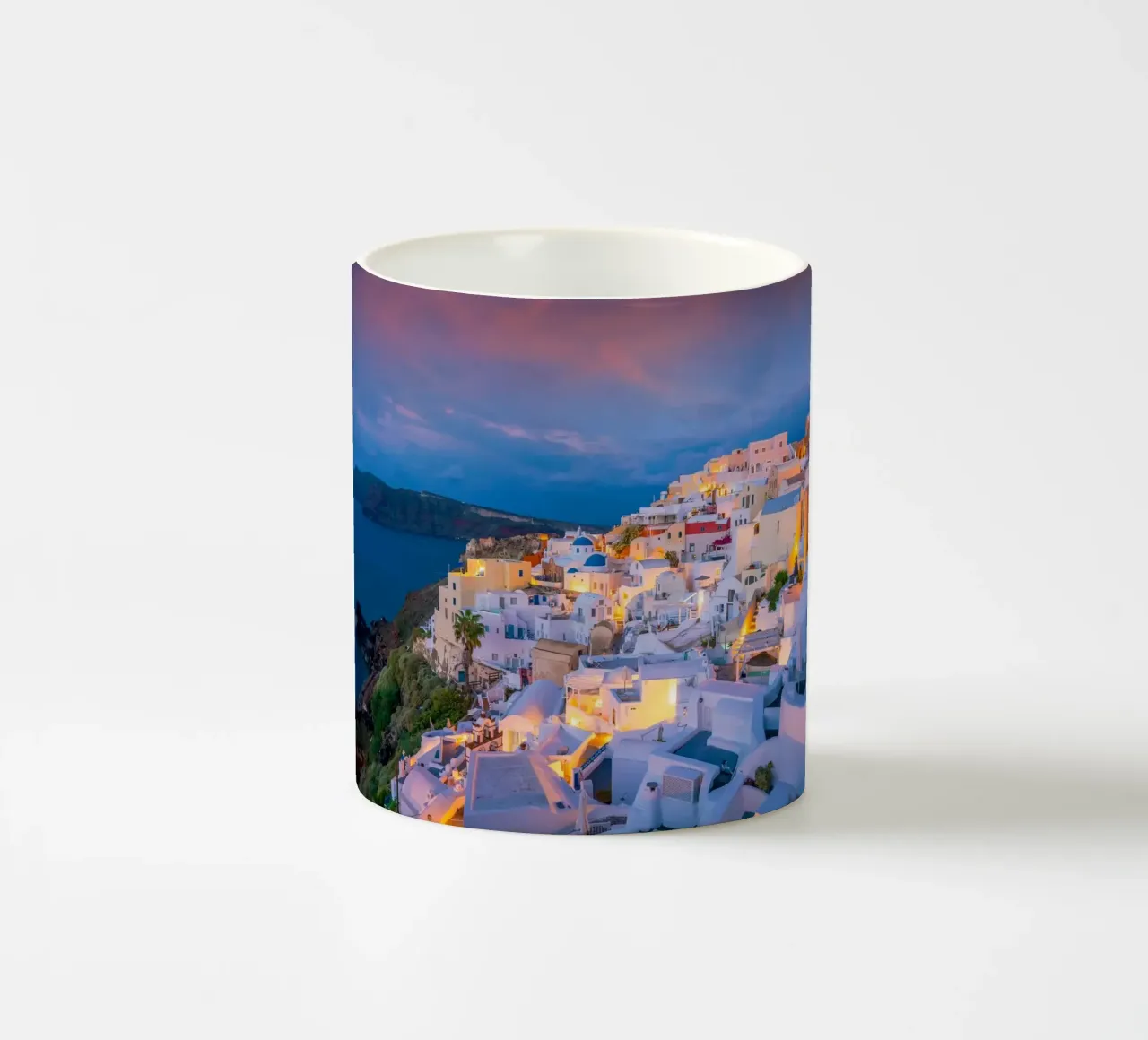 Santorini, Greece tazza in ceramica da Wanderlust Vibes