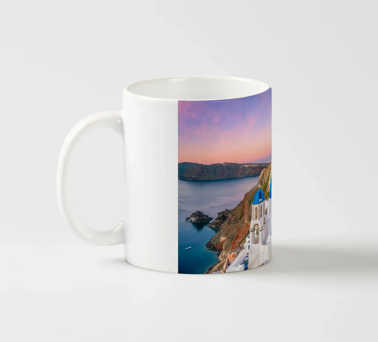 Santorini, Greece tazza in ceramica da Wanderlust Vibes
