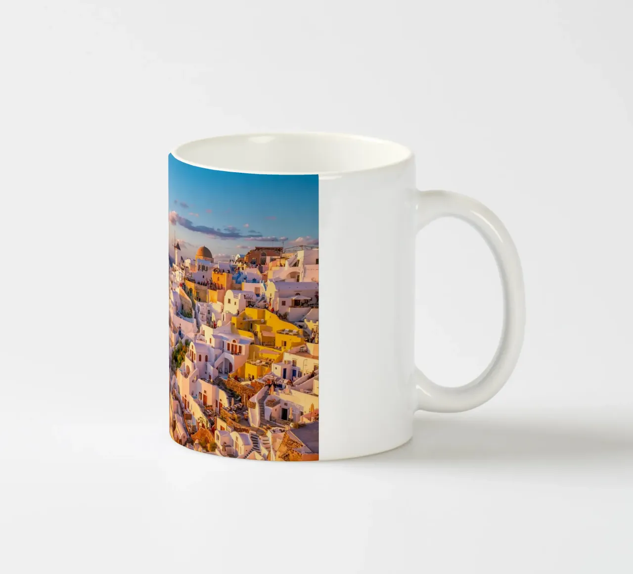 Santorini, Greece tazza in ceramica da Wanderlust Vibes