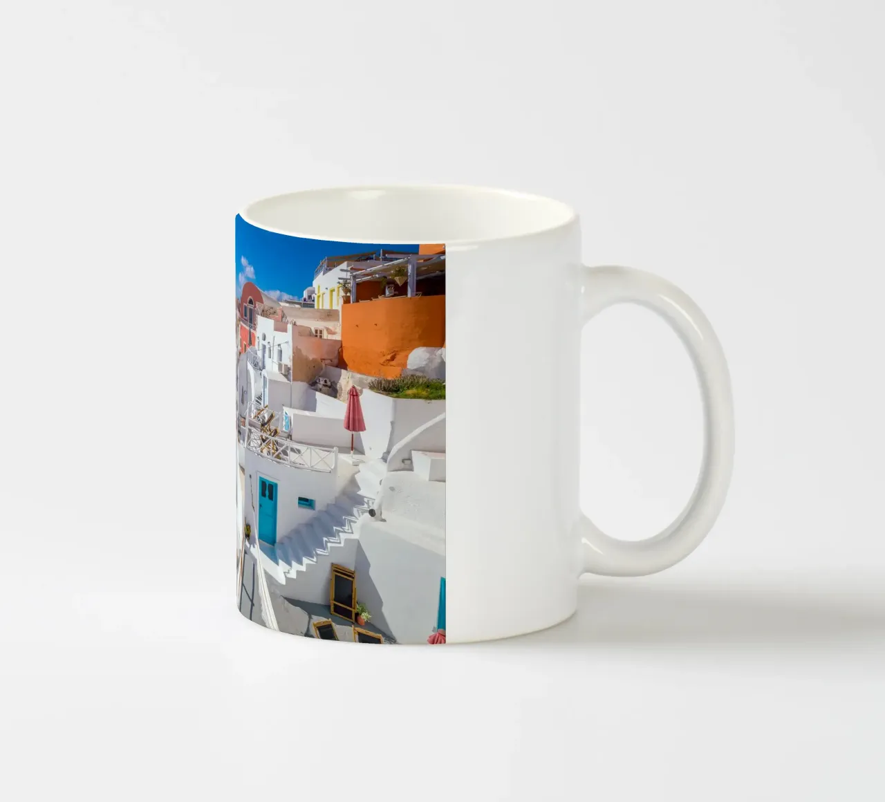 Santorini, Greece tazza in ceramica da Wanderlust Vibes