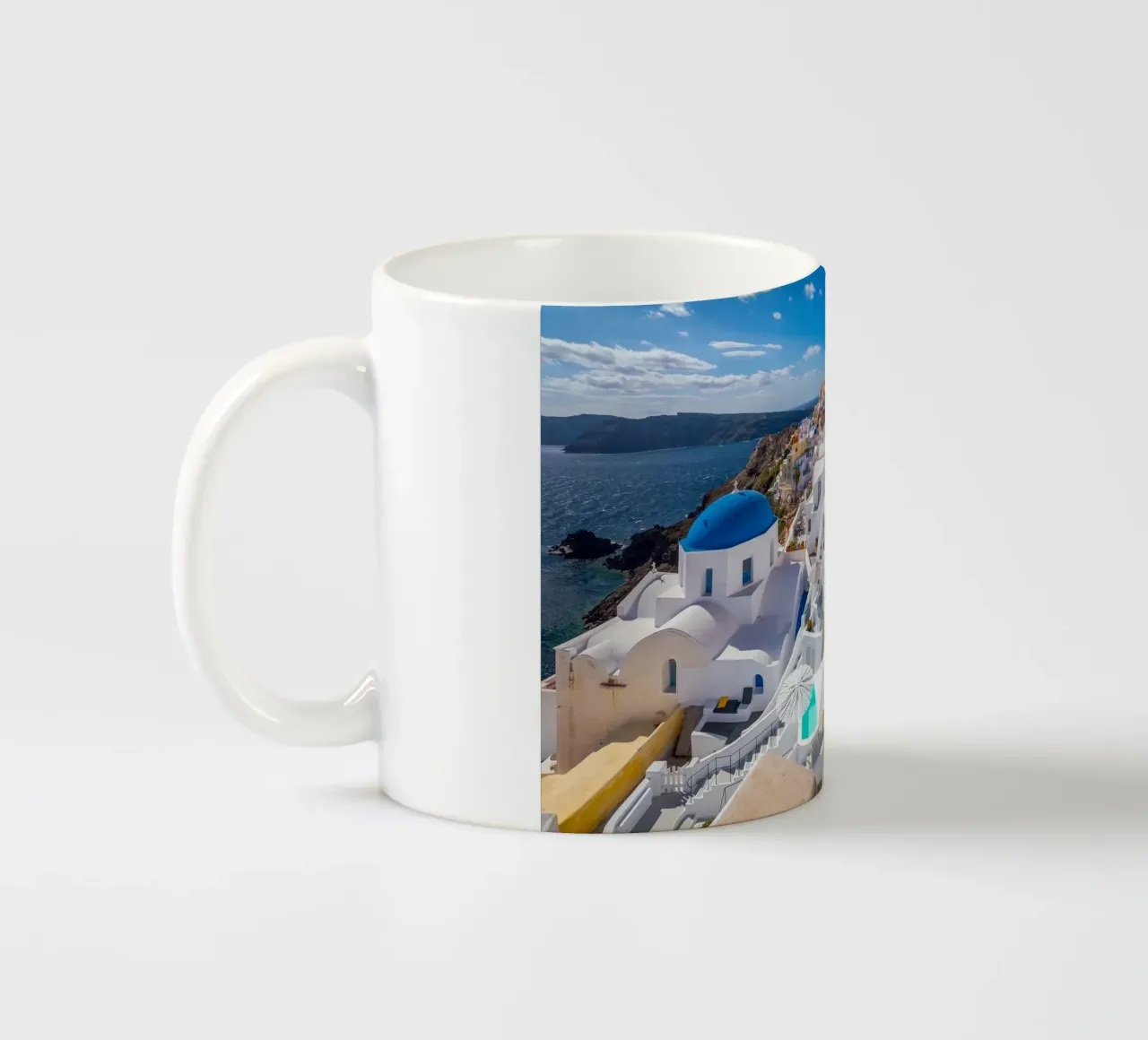 Santorini, Greece tazza in ceramica da Wanderlust Vibes