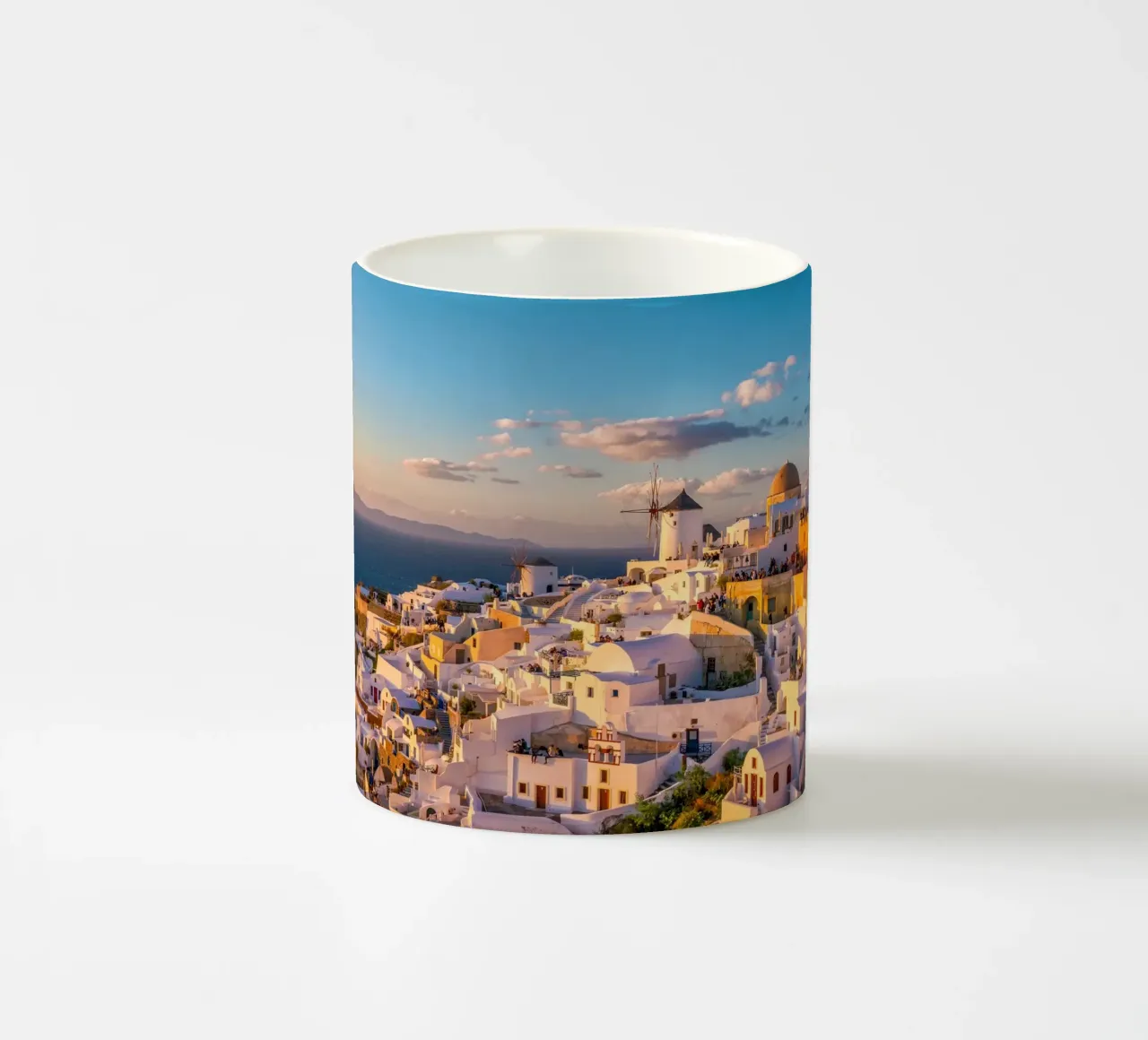 Santorini, Greece tazza in ceramica da Wanderlust Vibes