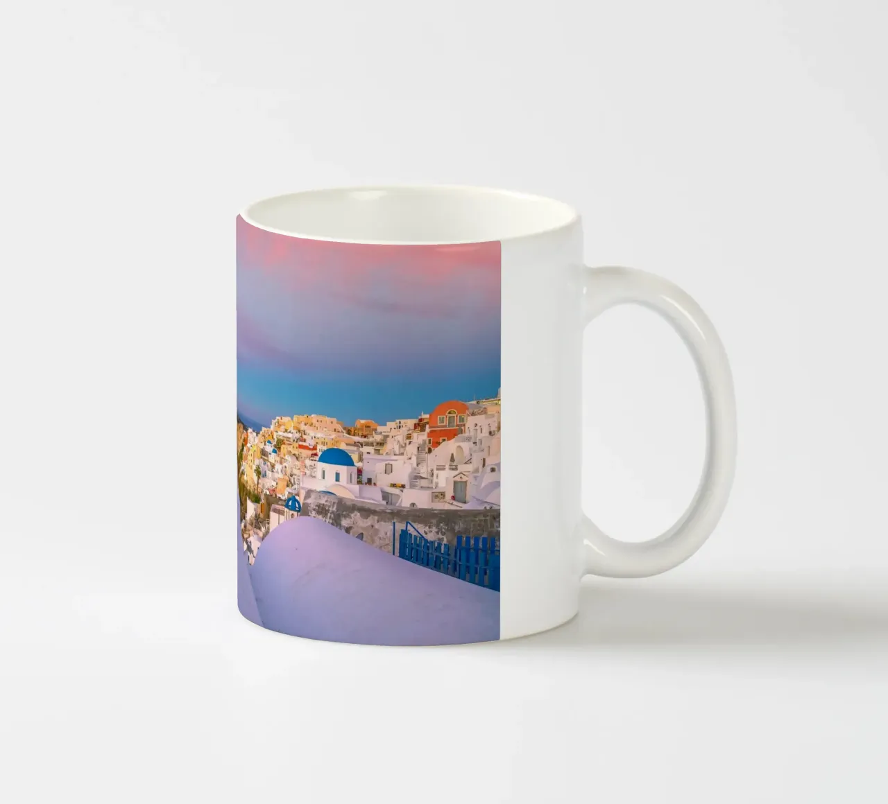 Santorini, Greece tazza in ceramica da Wanderlust Vibes