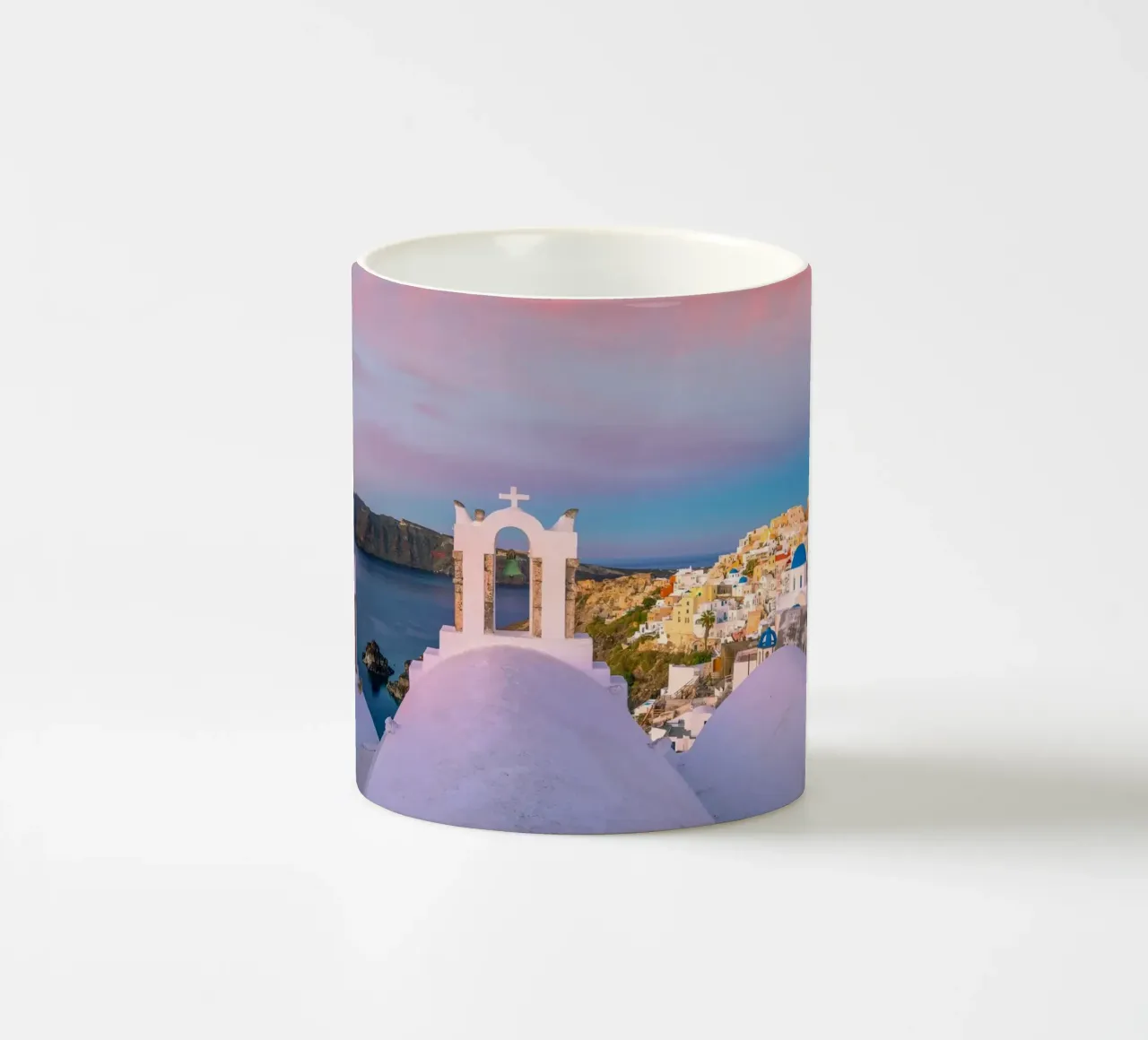 Santorini, Greece tazza in ceramica da Wanderlust Vibes
