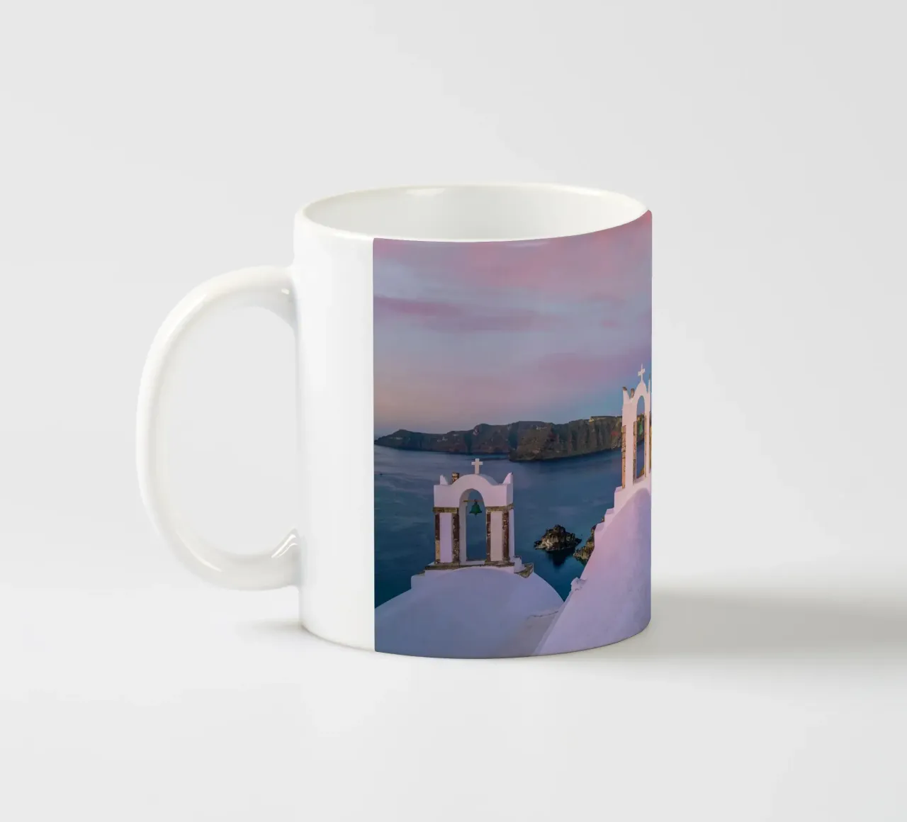Santorini, Greece tazza in ceramica da Wanderlust Vibes
