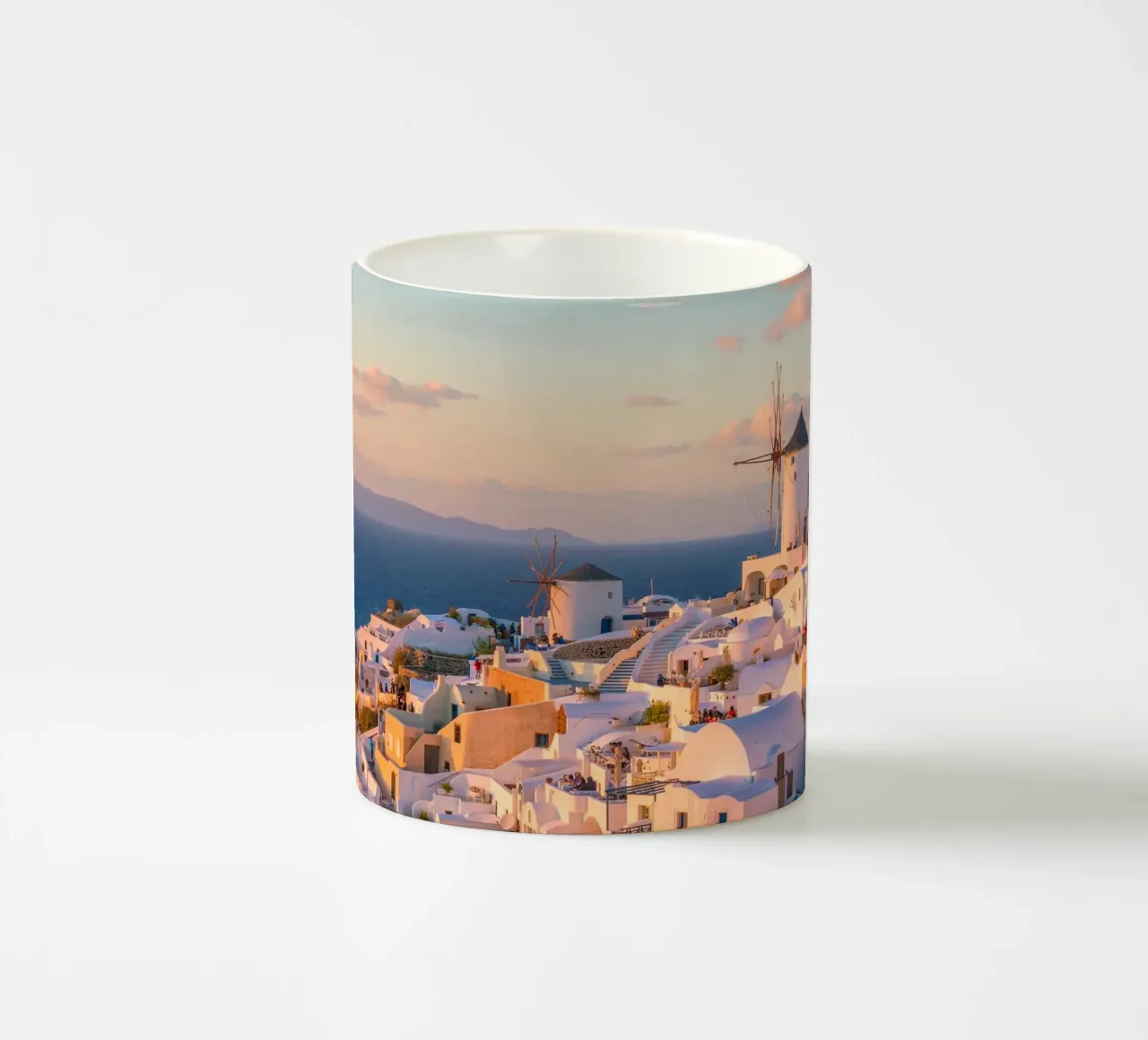 Santorini, Greece tazza in ceramica da Wanderlust Vibes