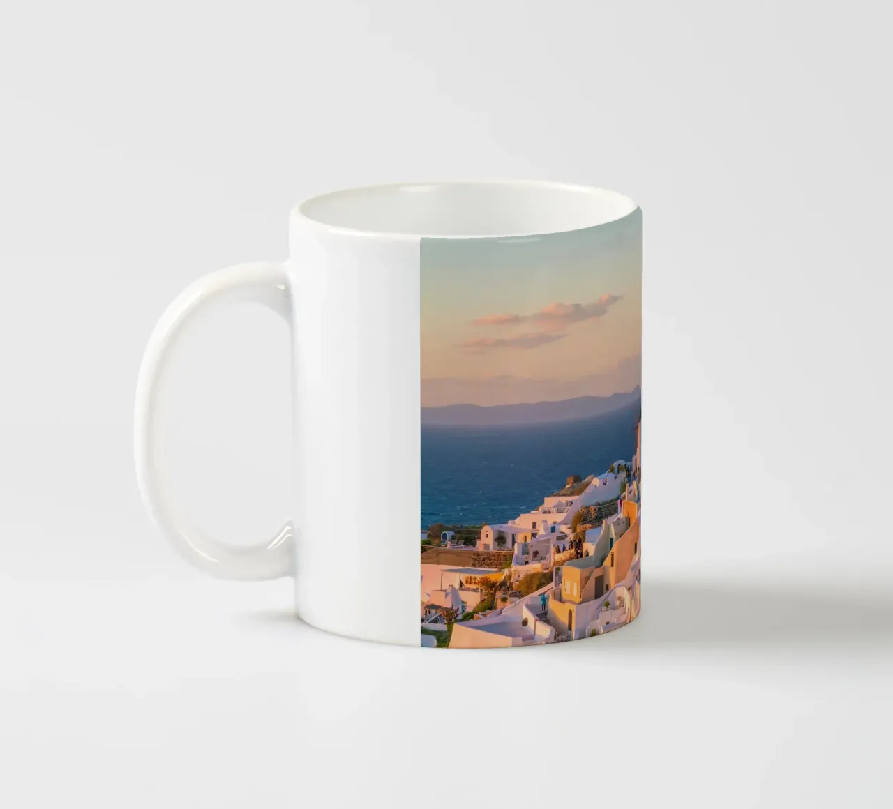 Santorini, Greece tazza in ceramica da Wanderlust Vibes