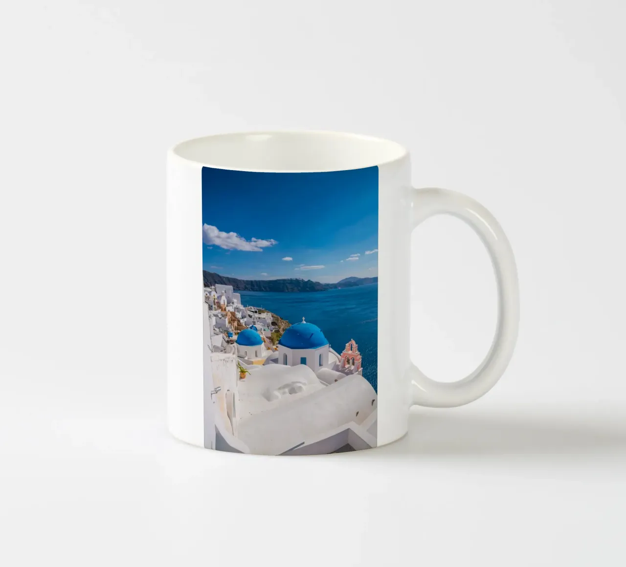 Santorini, Greece tazza in ceramica da Wanderlust Vibes