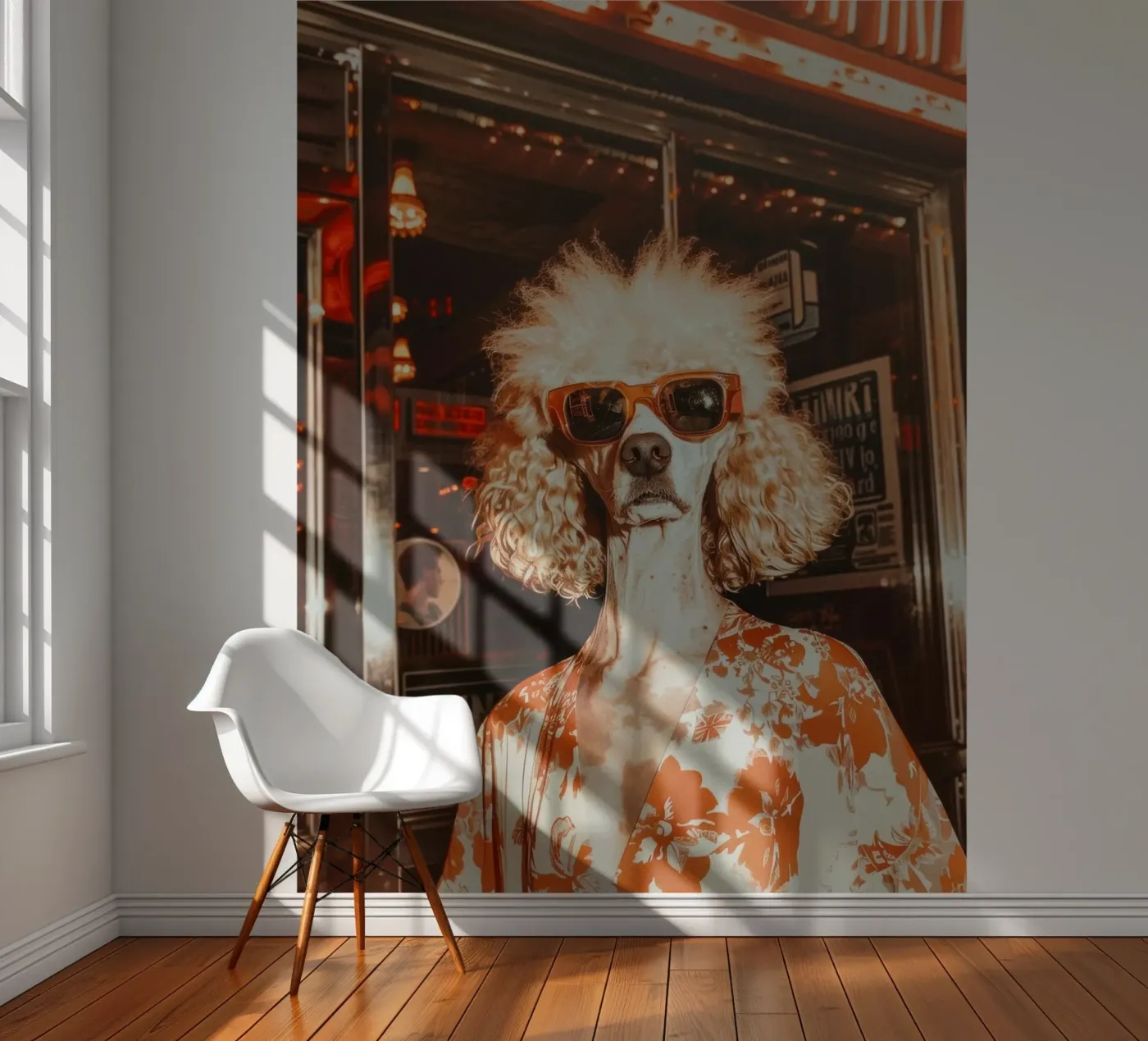 Lucas fotobehang van Affiches Chien Originales – Dogland