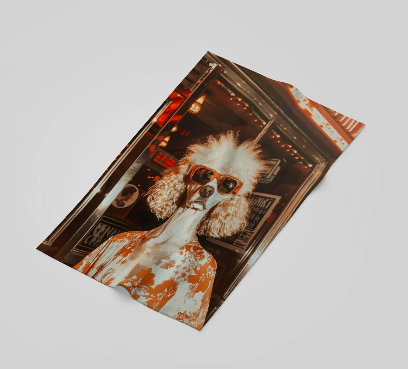 Lucas strandhanddoek van Affiches Chien Originales – Dogland