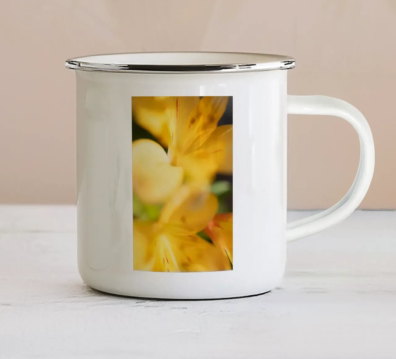 giorni d'autunno #1 tazza in smalto da rafael campezato