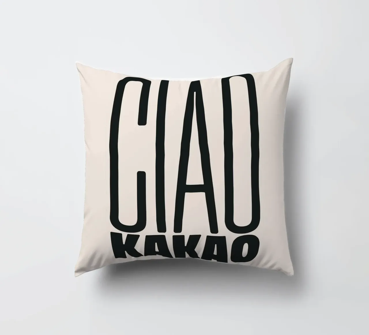 Ciao Cacao cuscino da PurePeachStudio