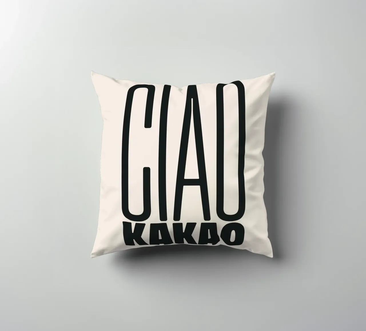 Ciao Cacao cuscino da PurePeachStudio