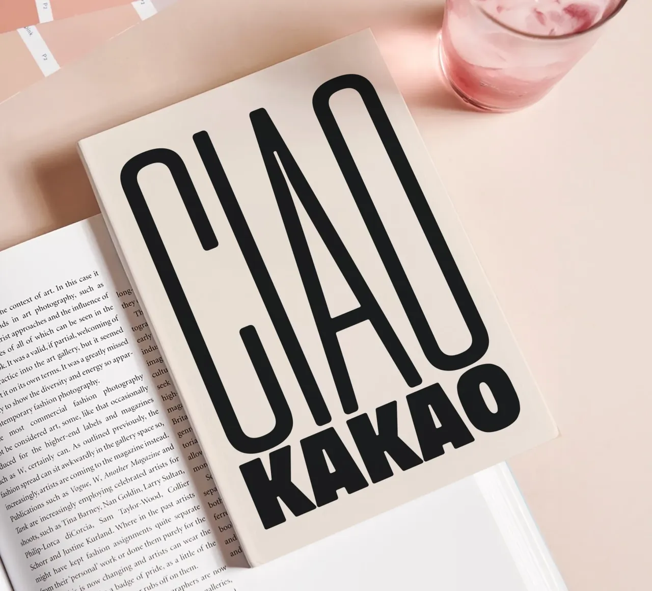 Ciao Cocoa notebook by PurePeachStudio