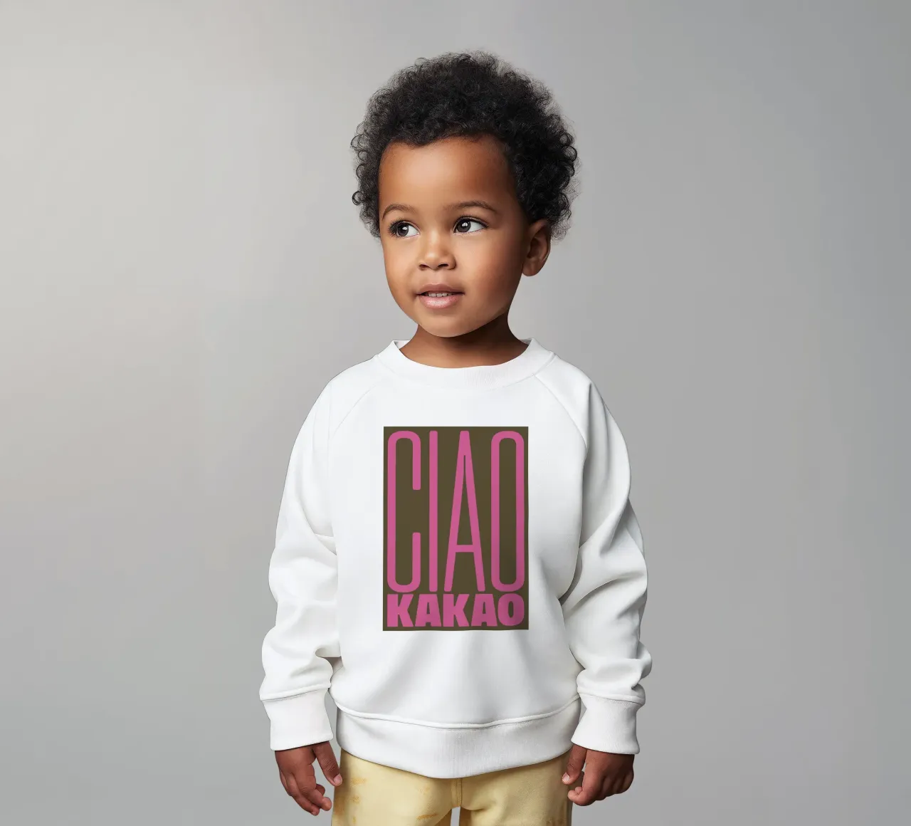 Ciao Cocoa sudadera de bebé de PurePeachStudio