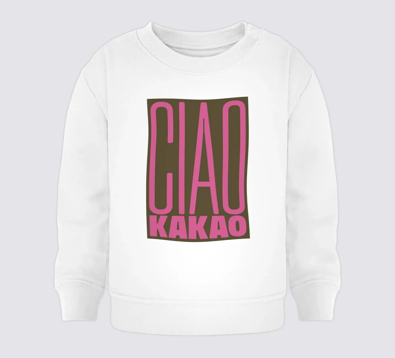 Ciao Cocoa sudadera de bebé de PurePeachStudio