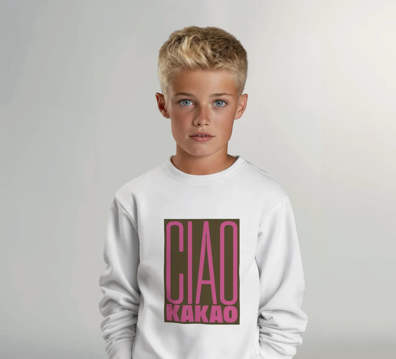 Ciao Cacao felpa bambino da PurePeachStudio