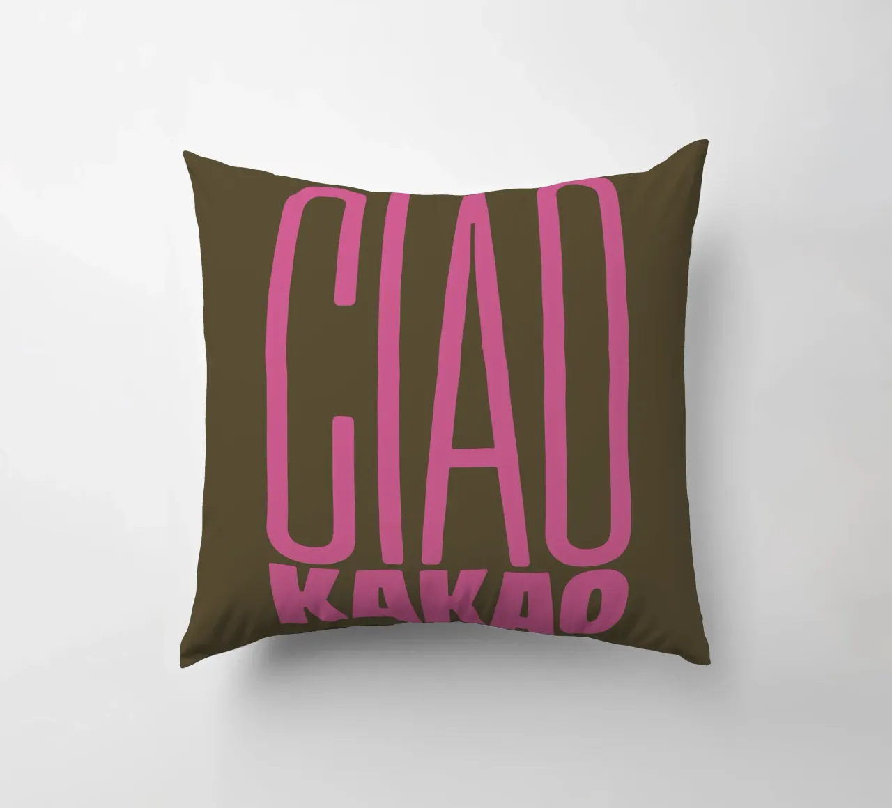 Ciao Cacao cuscino da PurePeachStudio