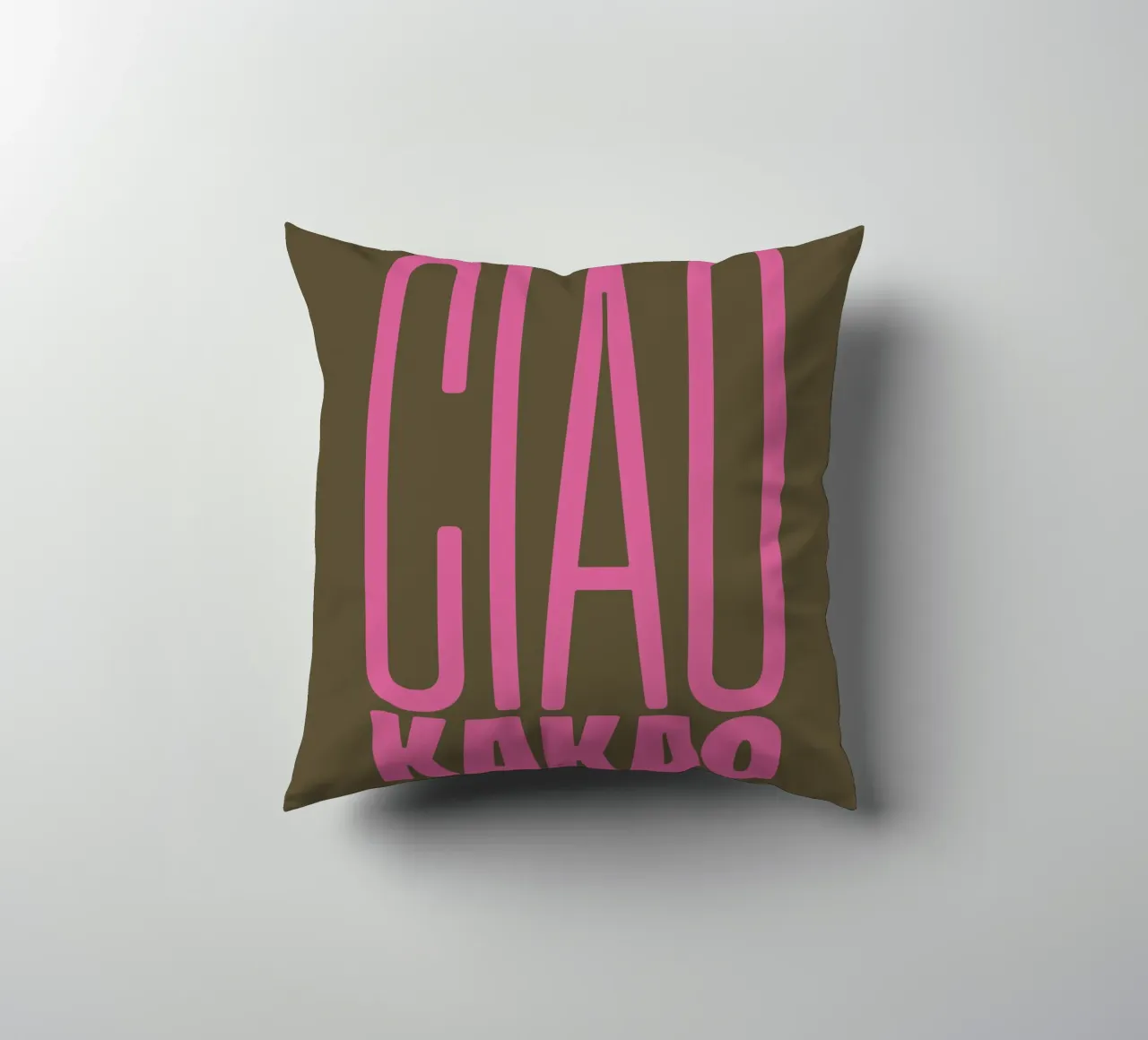 Ciao Cacao cuscino da PurePeachStudio