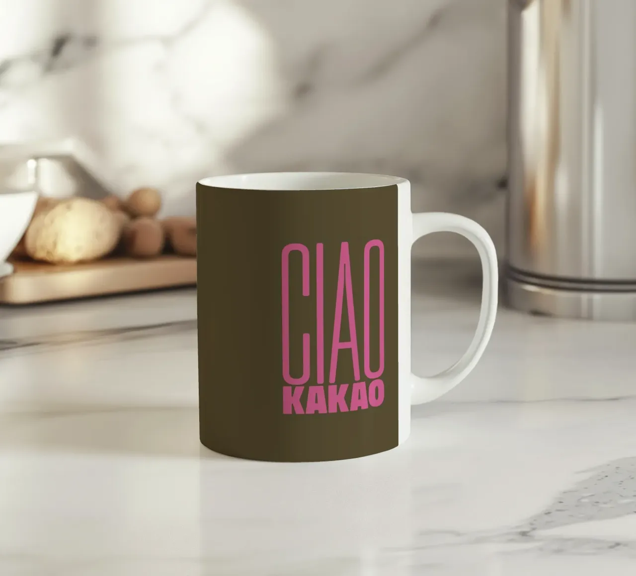 Ciao Cacao tazza in ceramica da PurePeachStudio