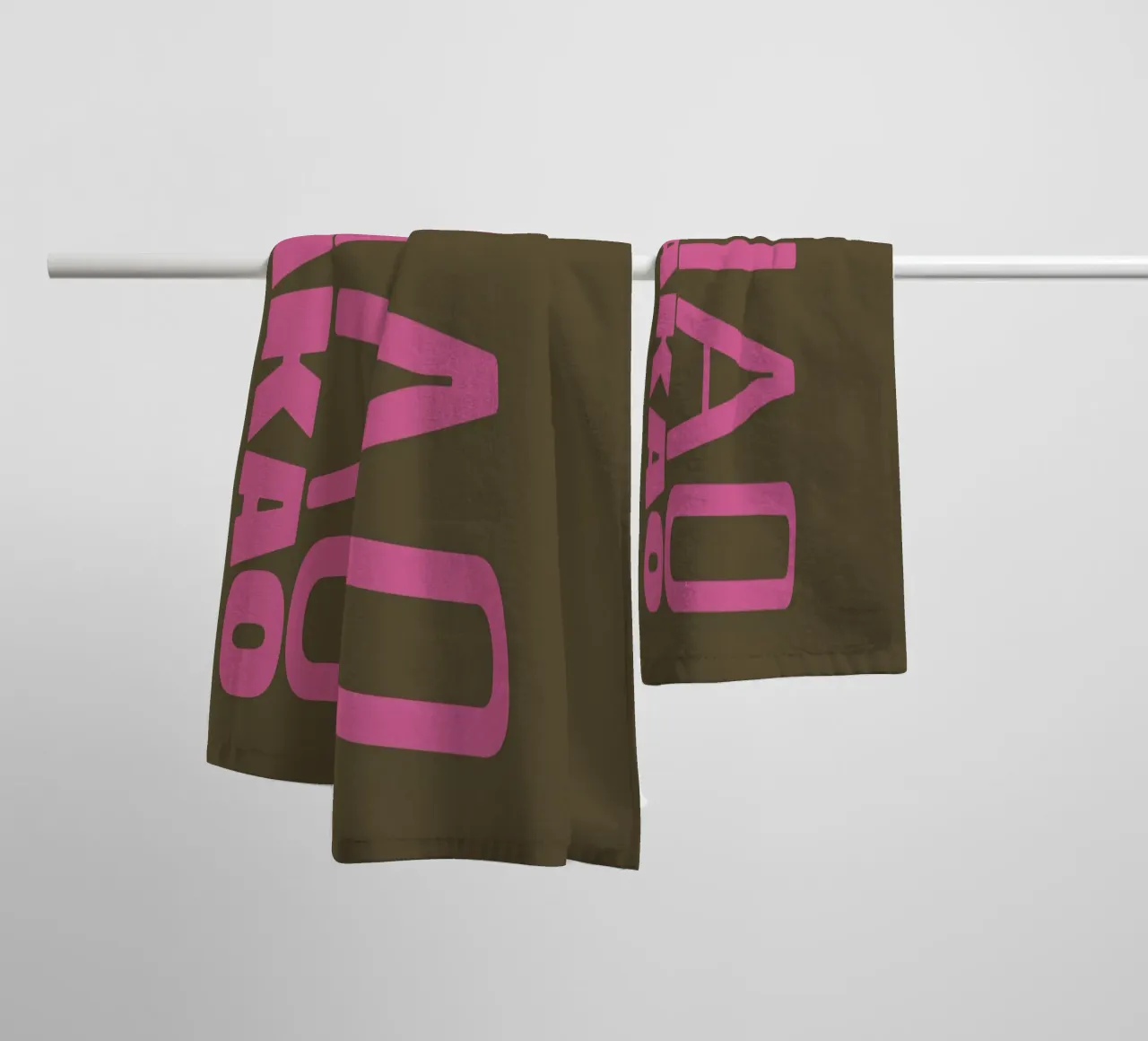 Ciao Cocoa towel by PurePeachStudio