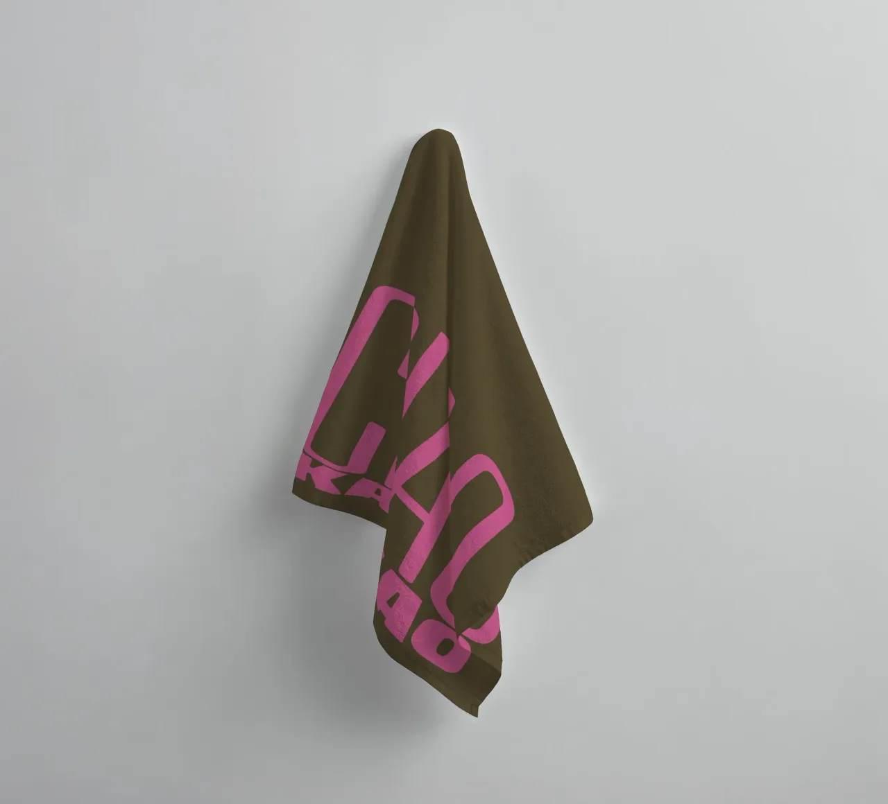 Ciao Cocoa towel by PurePeachStudio