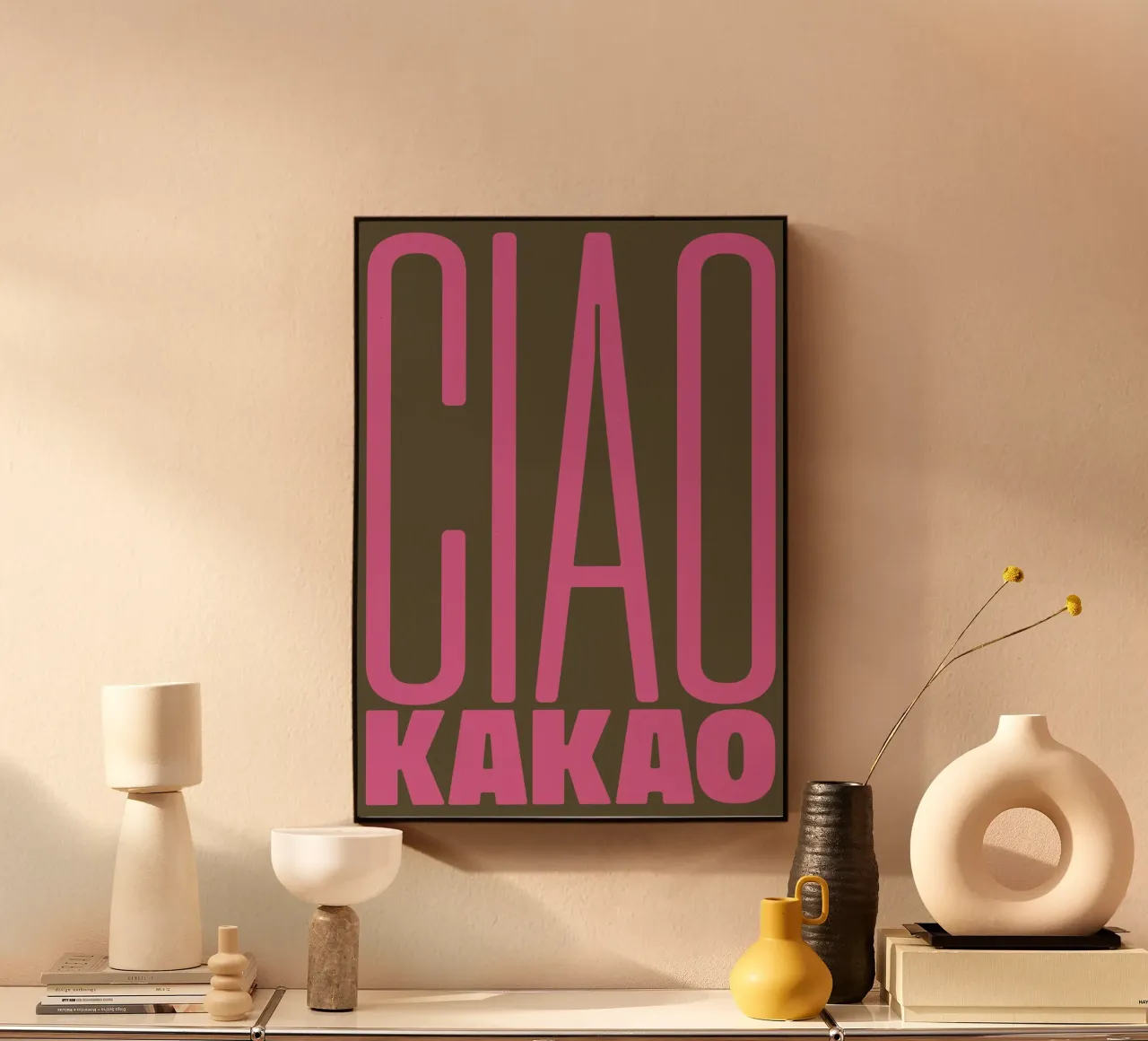 Ciao Cacao plexiglass da PurePeachStudio