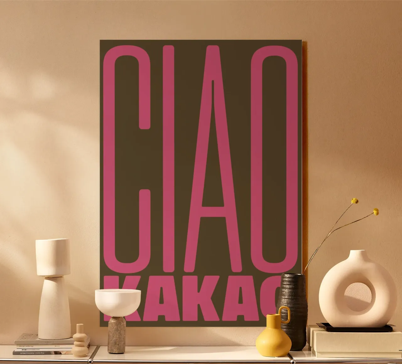 Ciao Cacao plexiglass da PurePeachStudio
