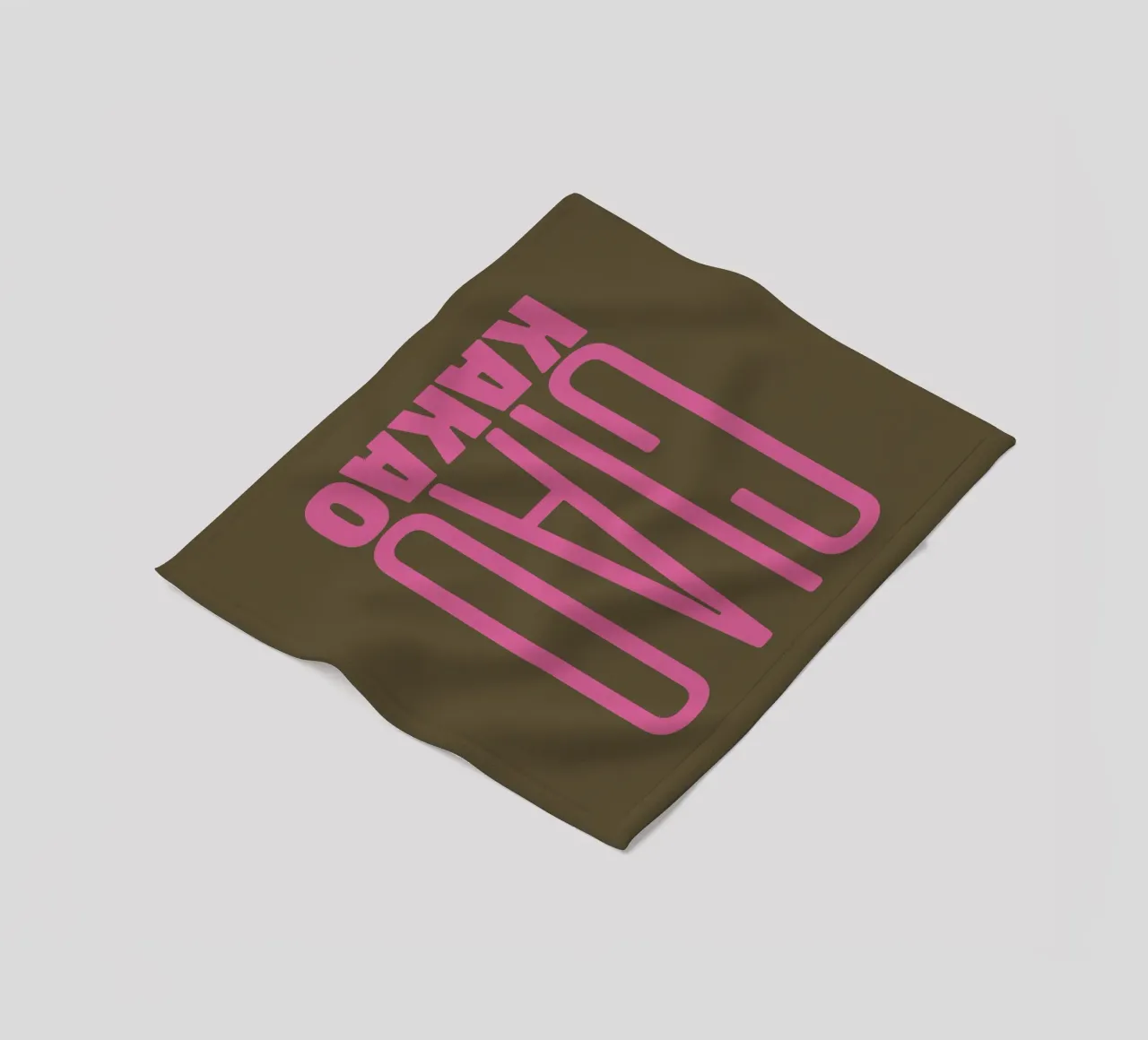 Ciao Cacao coperta in pile da PurePeachStudio