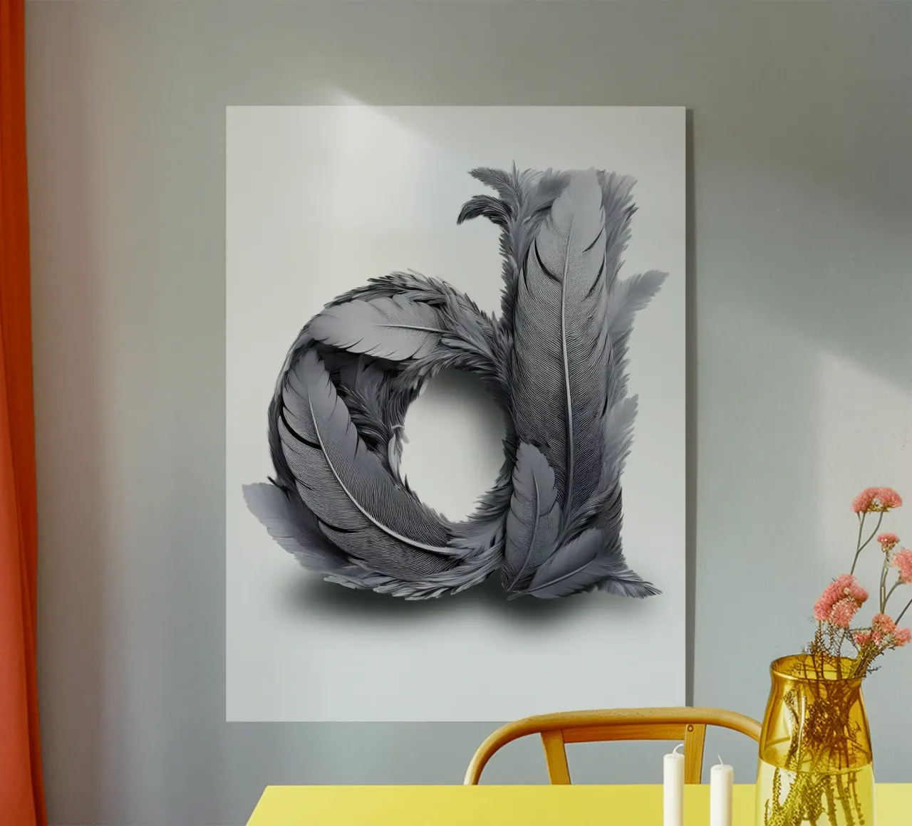 d – dove acrylic glass by The True Type