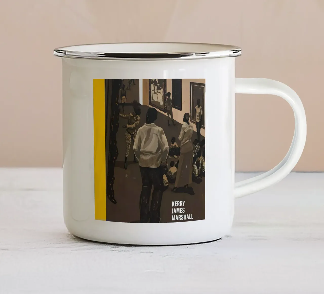 kerry james marshall storia tazza in smalto da carol shop