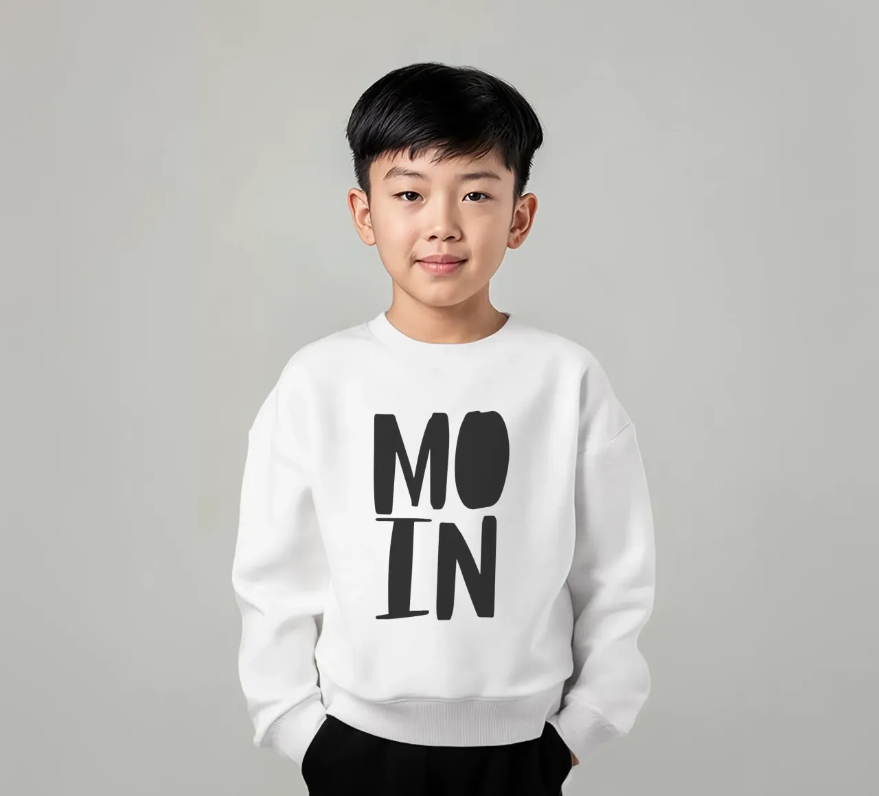 Moin felpa bambino da PurePeachStudio