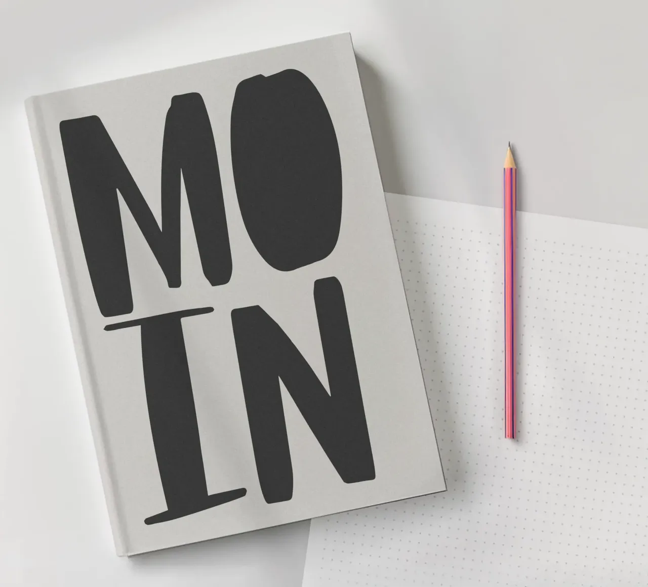 Moin notebook by PurePeachStudio